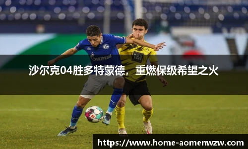 沙尔克04胜多特蒙德，重燃保级希望之火